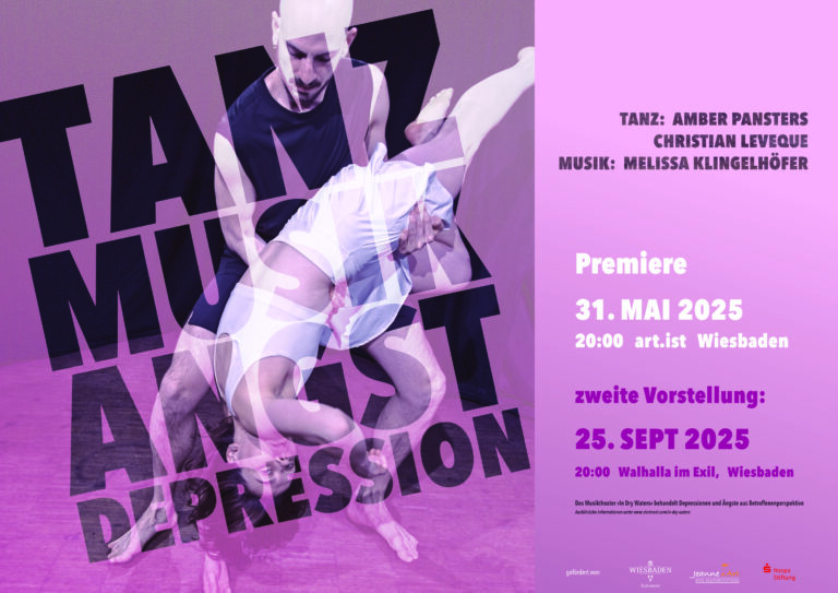 In Dry Waters Tanzmusiktheater über Depressionen von Melissa Klingelhöfer Tanzende: Amber Pansters, Christian Leveque